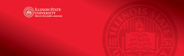 LinkedIn Banner: Illinois State University logo on red background with the university seal